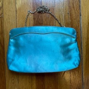 Vintage Satin Clutch Purse ~ Pinup Retro Hollywood Bag